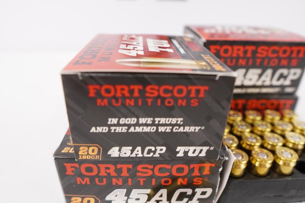 Fort Scott Munitions   100 Rounds 45 ACP