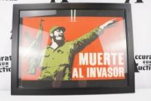 Fidel Castro "Death to The Invader" propaganda