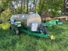 1000 GALLON STAINLESS WATER TRAILER