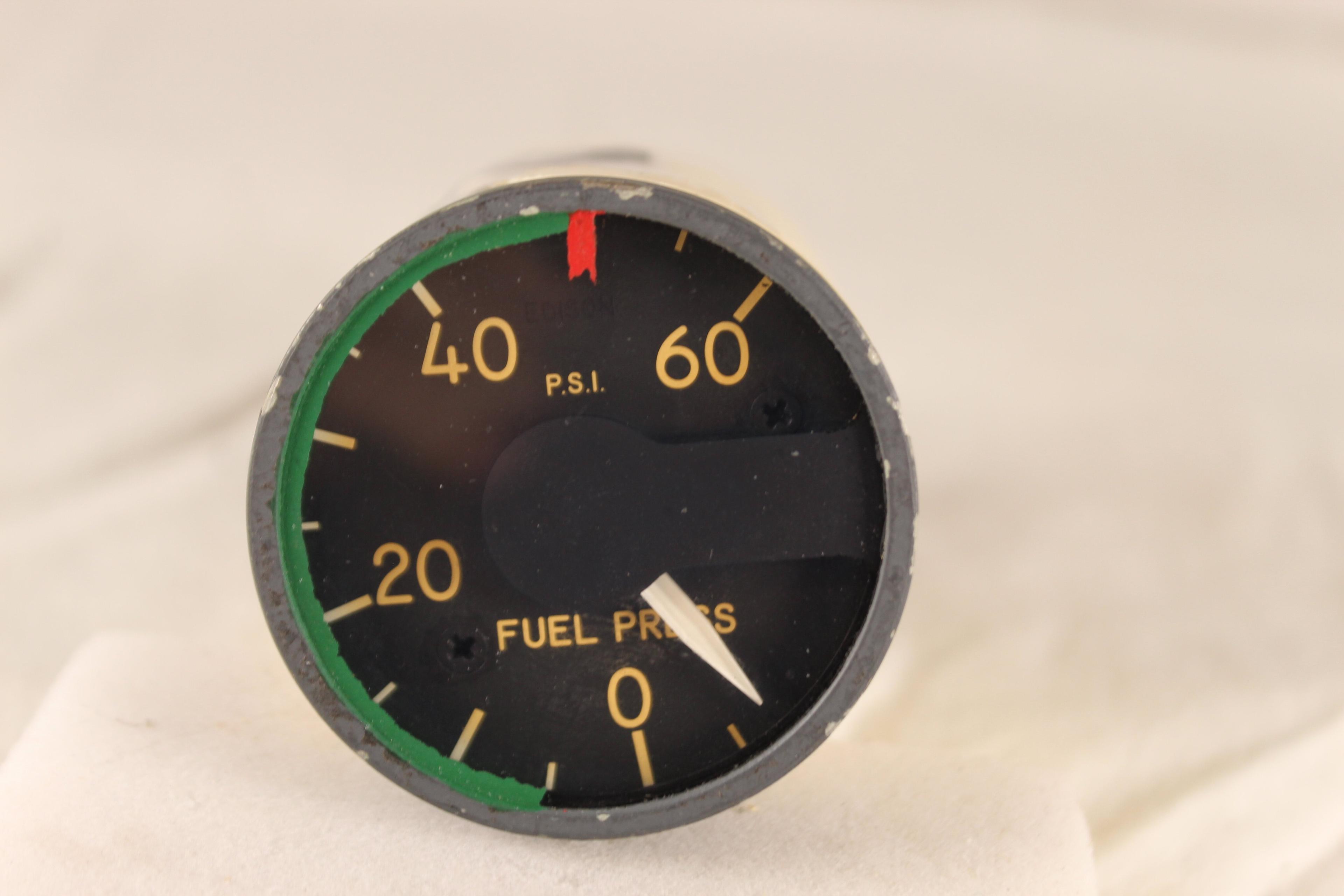 Thomas Edison Fuel Pressure Indicator PN 396-65S1-D1