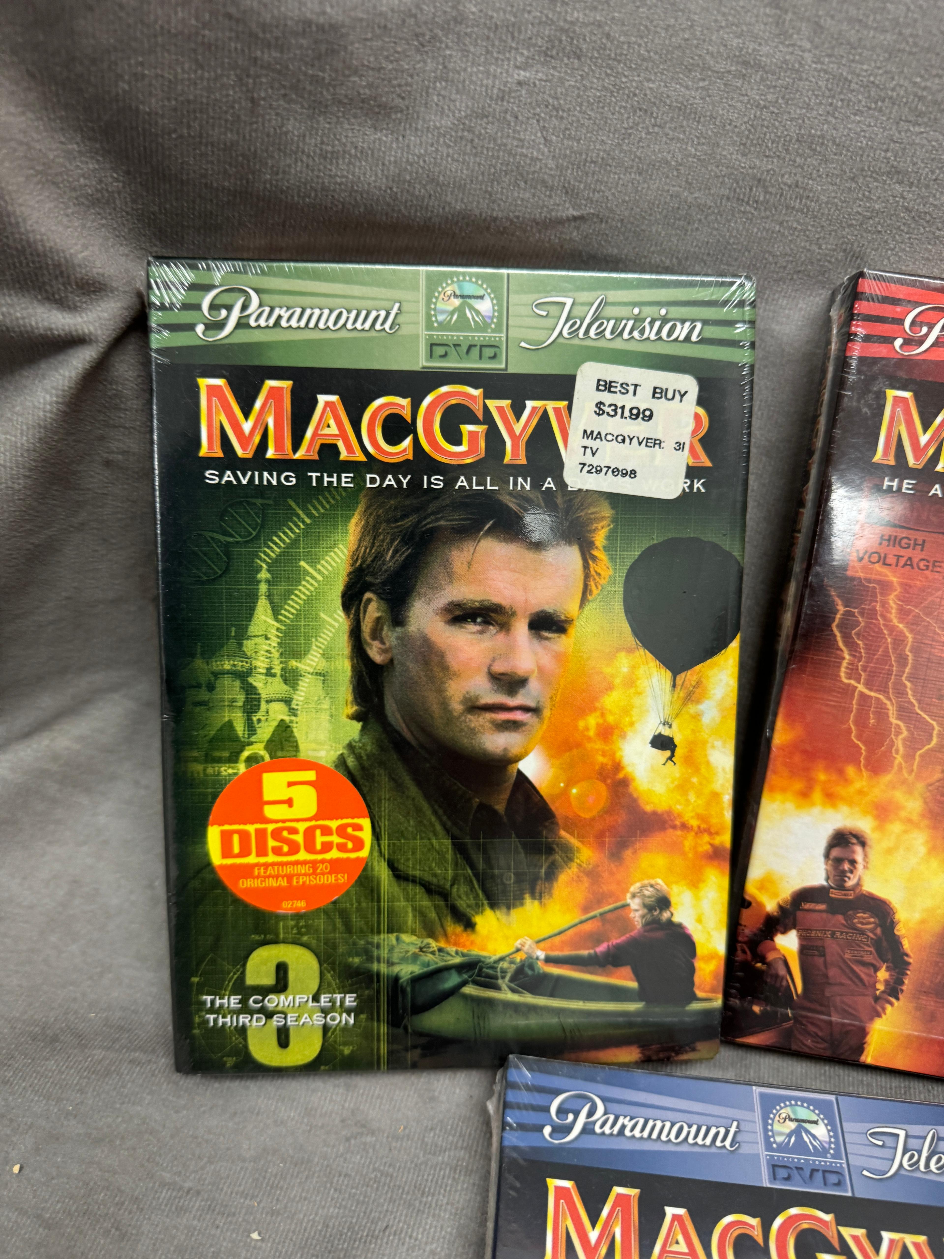 Macgyver Disc DVD Collection Lot