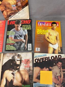 Vintage Gay Erotic Magazine Collection Lot