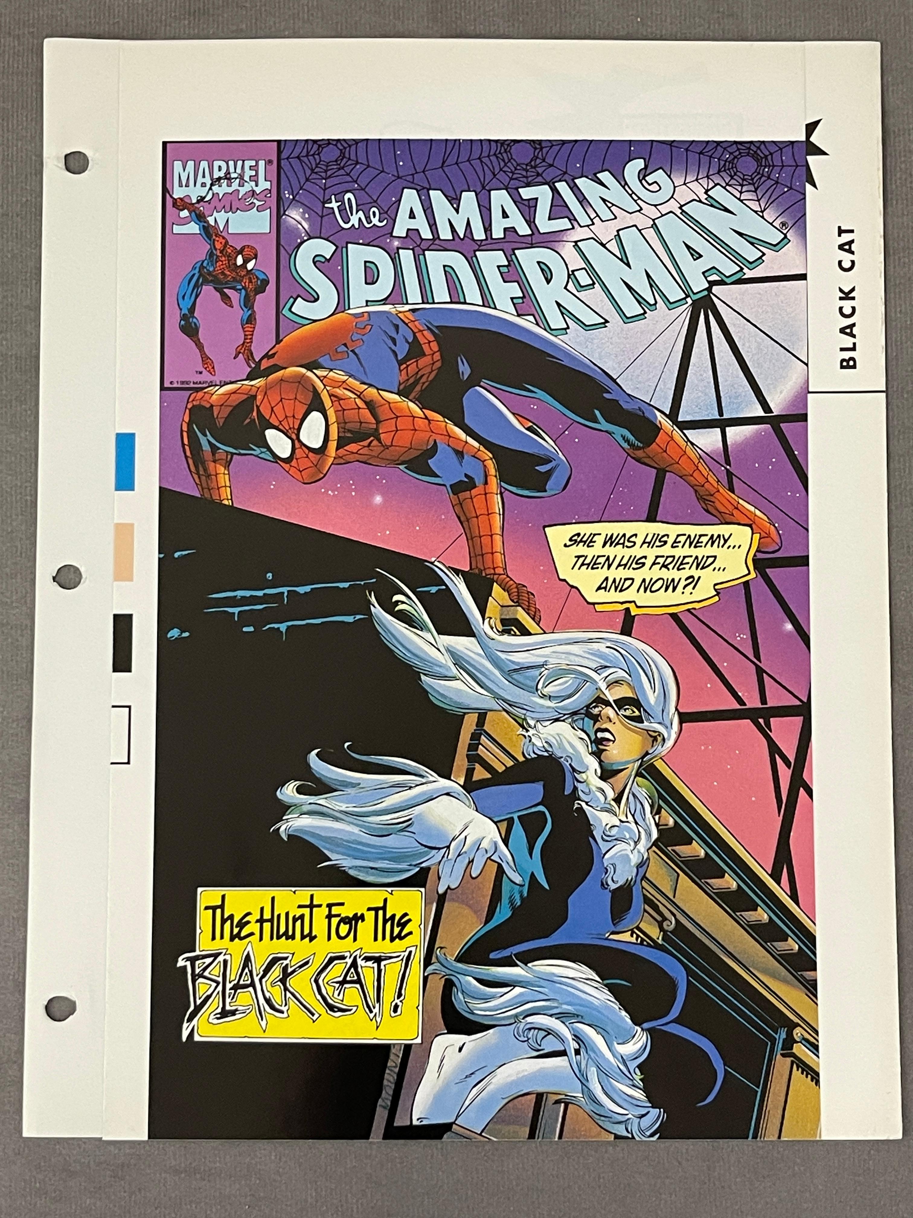 Marvel Comics "The Hunt for The Black Cat" Comic Book Printers Proof