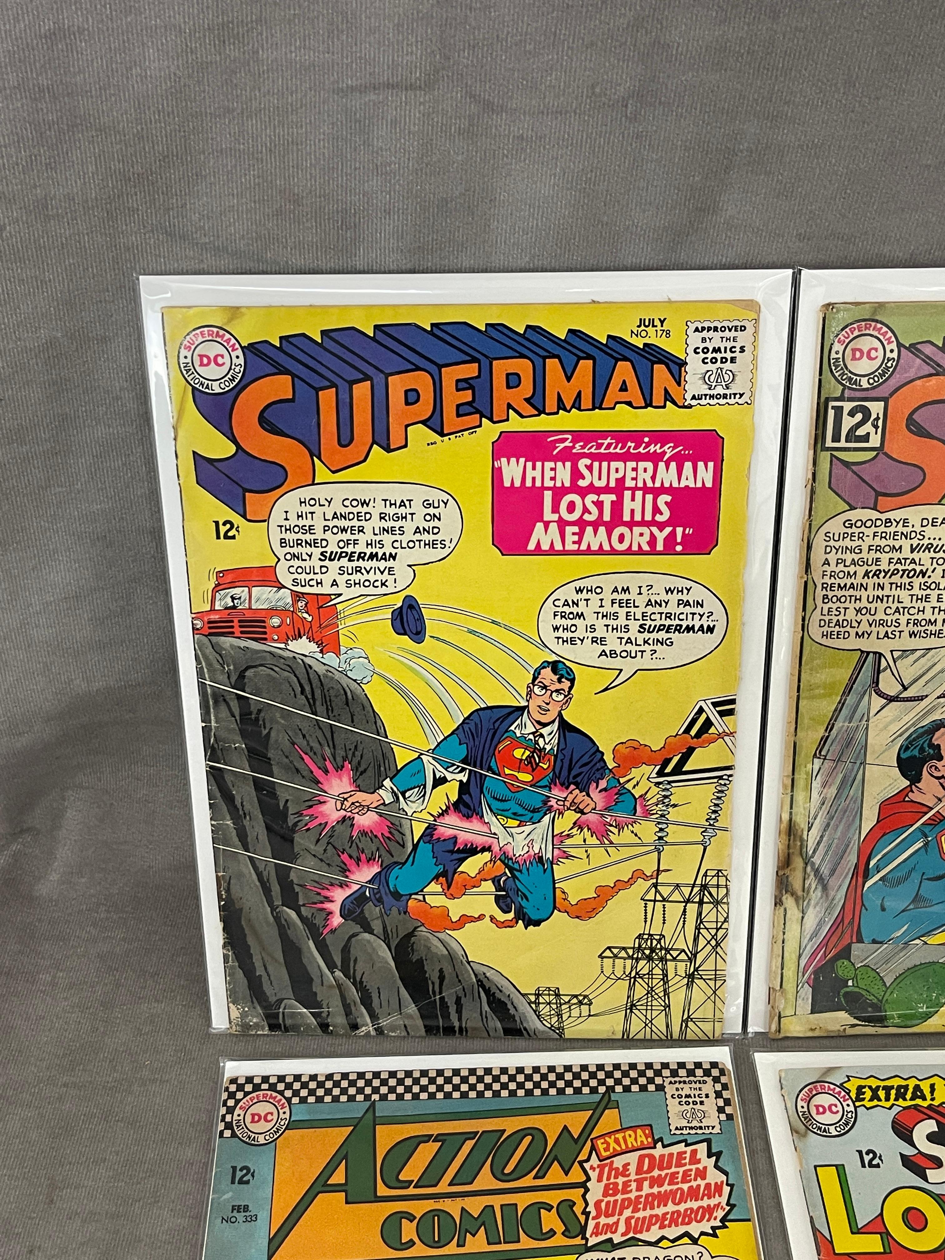 VIntage Superman Comic Book COllection Lot