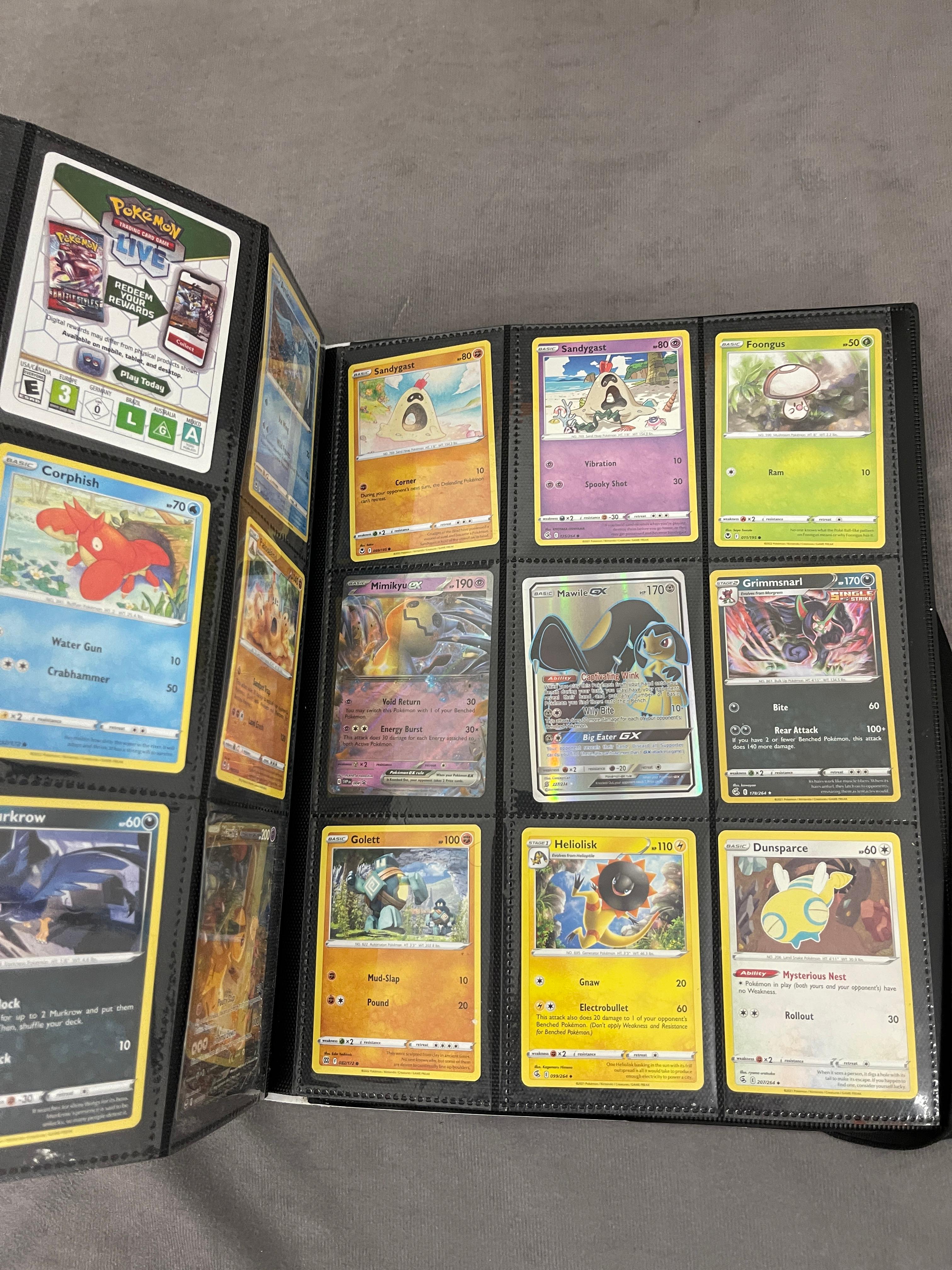 Pokemon Trading Card Collection Binder Lot