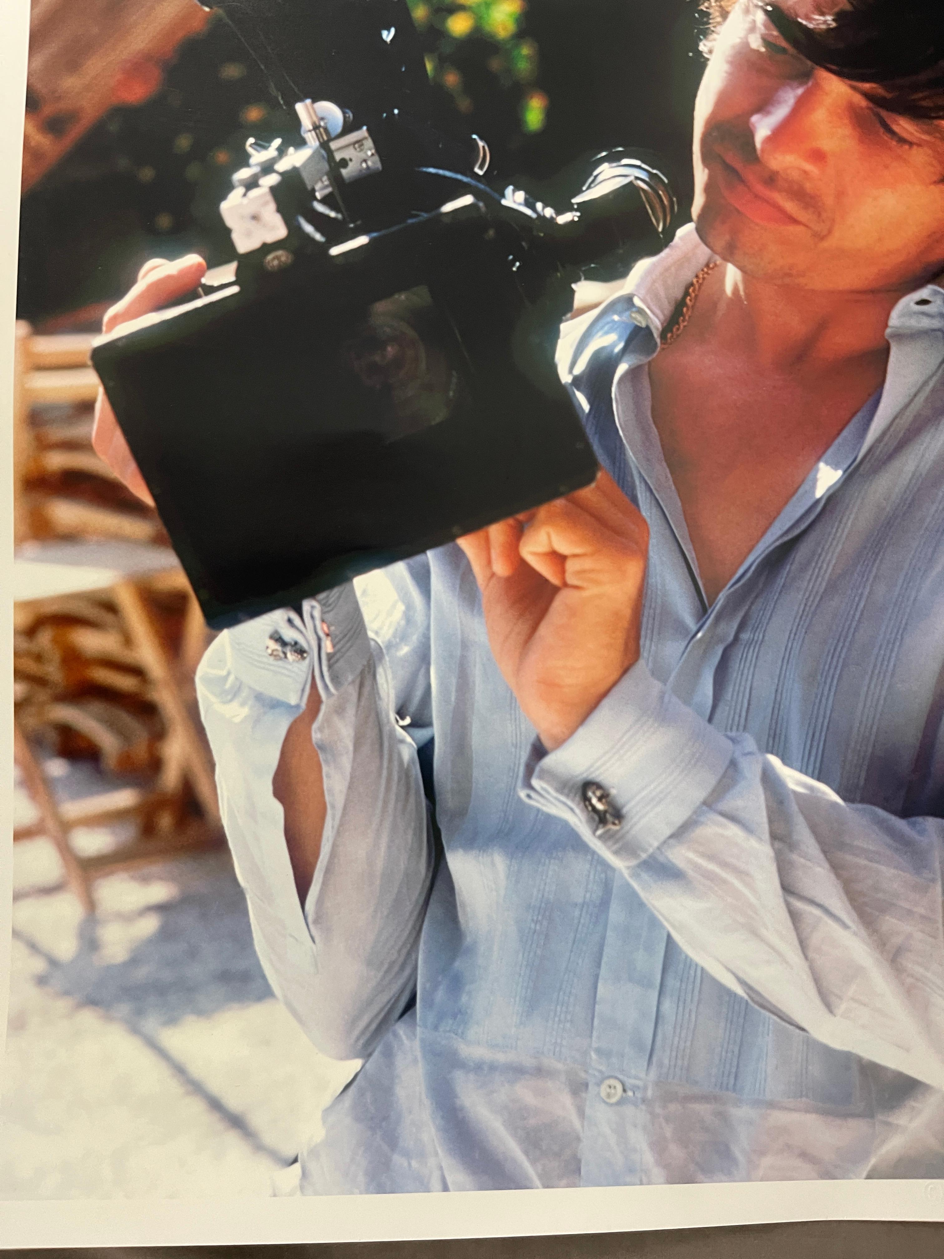 Slim Aarons Stamped Photograph Of "David Bailey" Getty Images