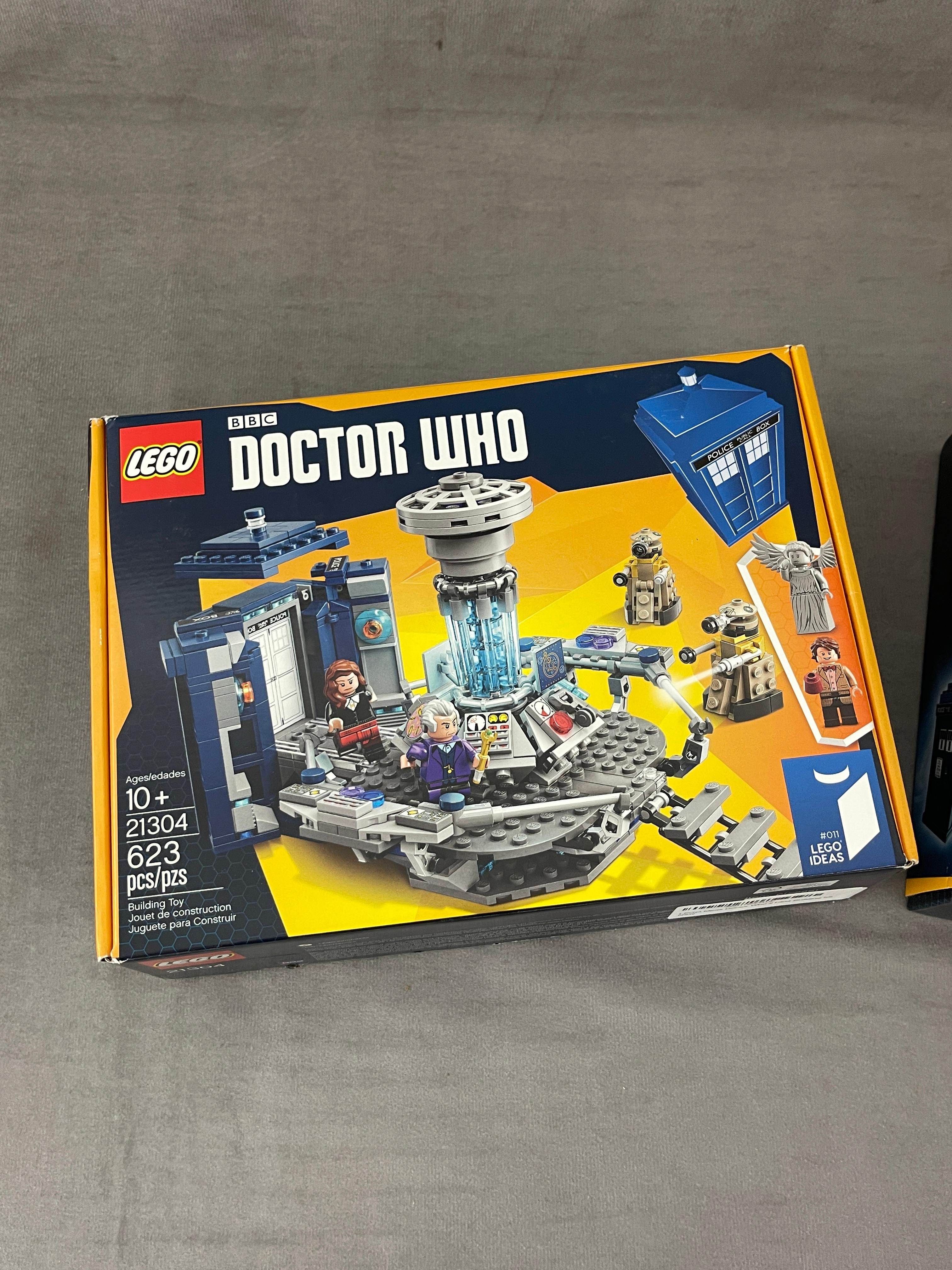 LEGO Doctor Who 21304 Building Kit Opened Box Some Pieces Lot