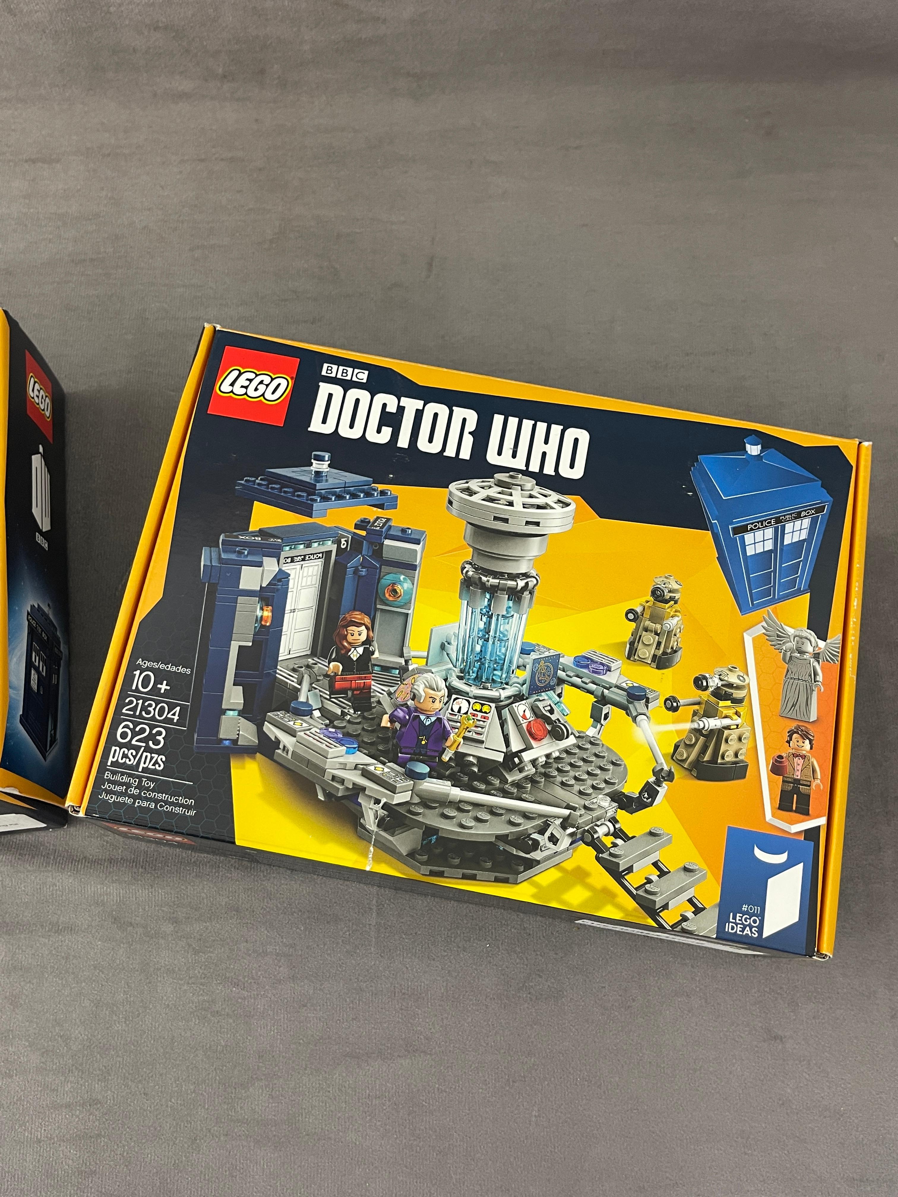 LEGO Doctor Who 21304 Building Kit Opened Box Some Pieces Lot
