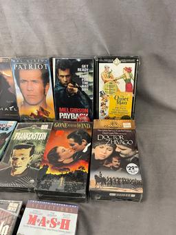 Vintage Sealed VHS Video Tape Collection Lot