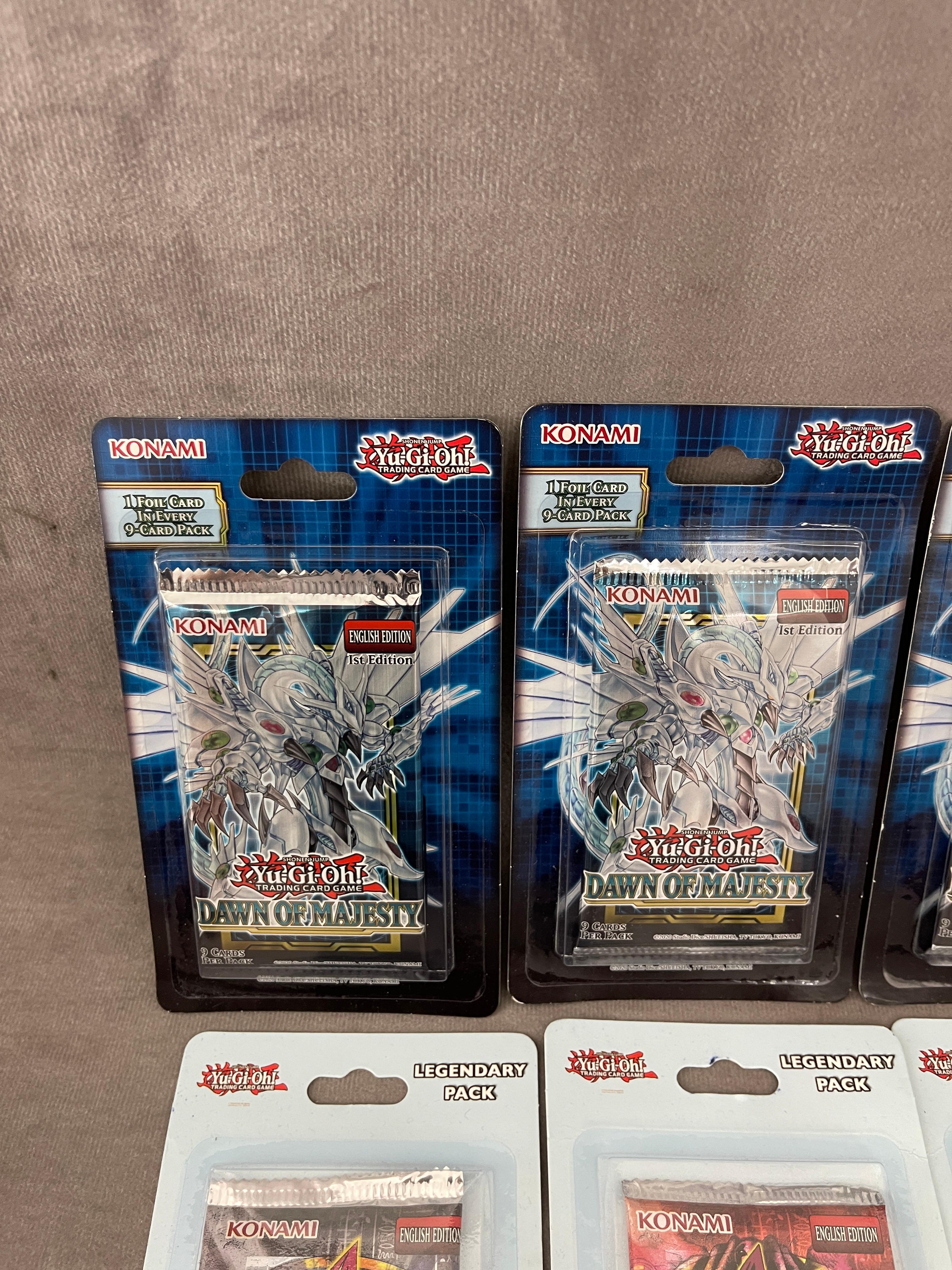 Yu-Gi-Oh Sealed Pack Trading Card Collection Lot