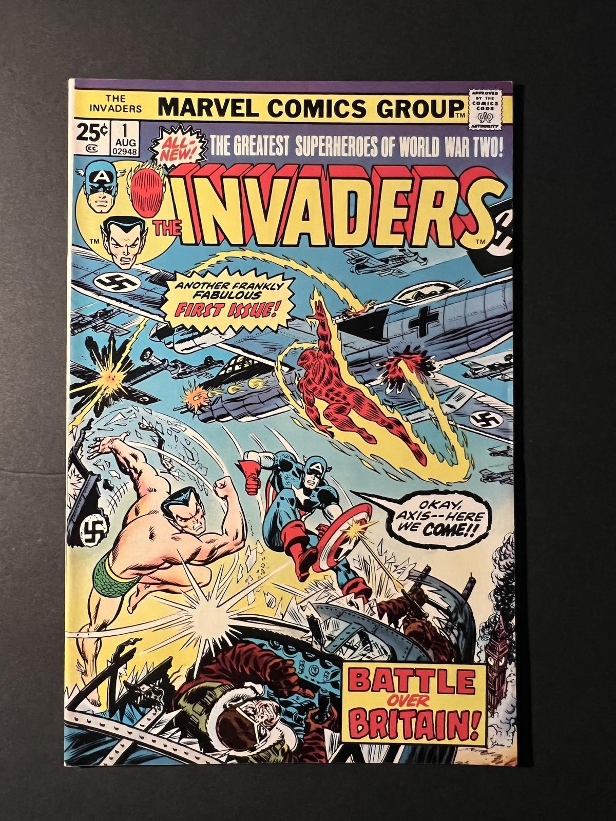 The Invaders #1 Marvel 1st Team App of The Invaders 1975 Comic Book