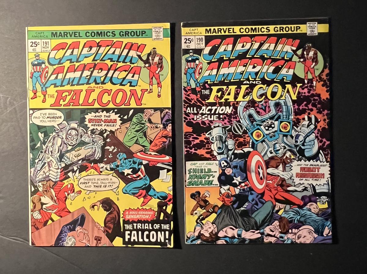 Captain America #190 & #191 Marvel Comic Books