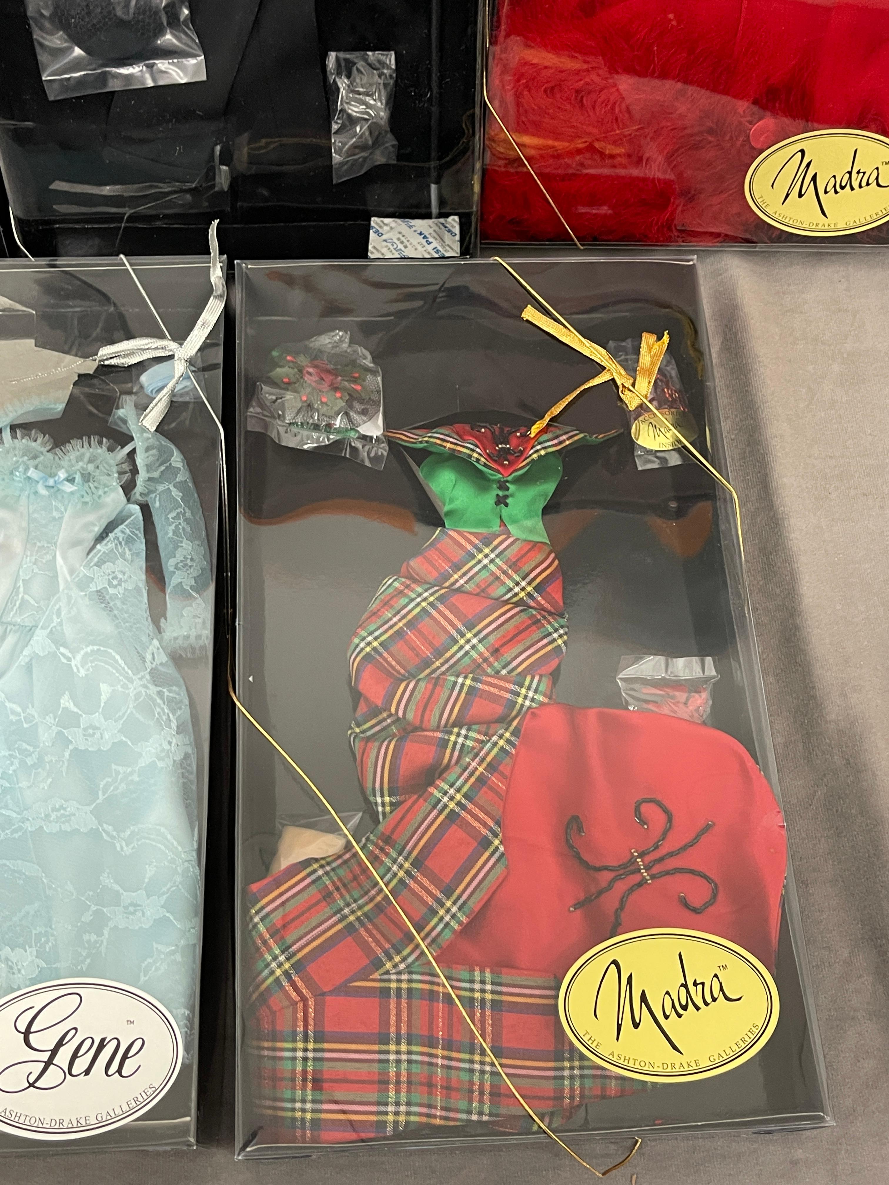 Gene Marshall Doll Fashion Costume Ashton Drake New in Box Collection Lot