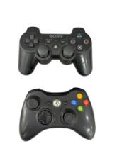 Xbox 360 and PS3 Controllers