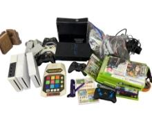 Xbox 360 Console Controllers Video Games and Cables Huge Collection Lot