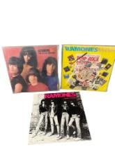 Vintage The Ramones Vinyl Record Collection Lot