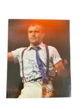 Phil Collins Signed Autographed 1984 Photo 8x10 IN