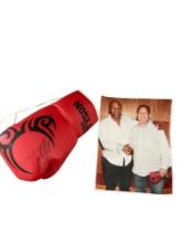 Mike Tyson Signed Autographed Boxing Glove with Photo Matched