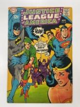 Justice League of America #66 Nice Silver Age Wonder Woman Flash DC 1968