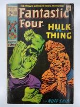 Fantastic Four #112 HULK (1971) Classic Hulk vs. Thing Marvel Comics