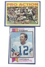 1970s Roger Staubach football cards