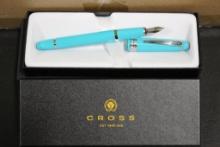 Lot of 100 Cross Bailey Lite AT0746-6XS Teal Fountain Pens