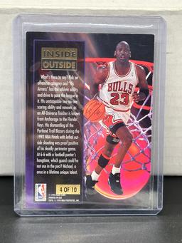 Michael Jordan 1993-94 Fleer Ultra Inside Outside Insert #4