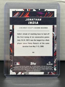 Jonathan India 2022 Topps Fire Gold Minted Parallel #59