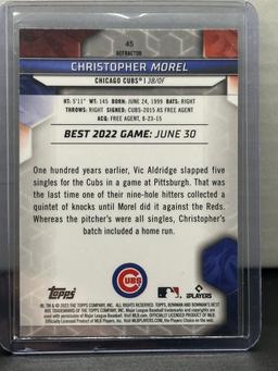 Christopher Morel 2023 Bowman's Best Refractor Rookie RC #45