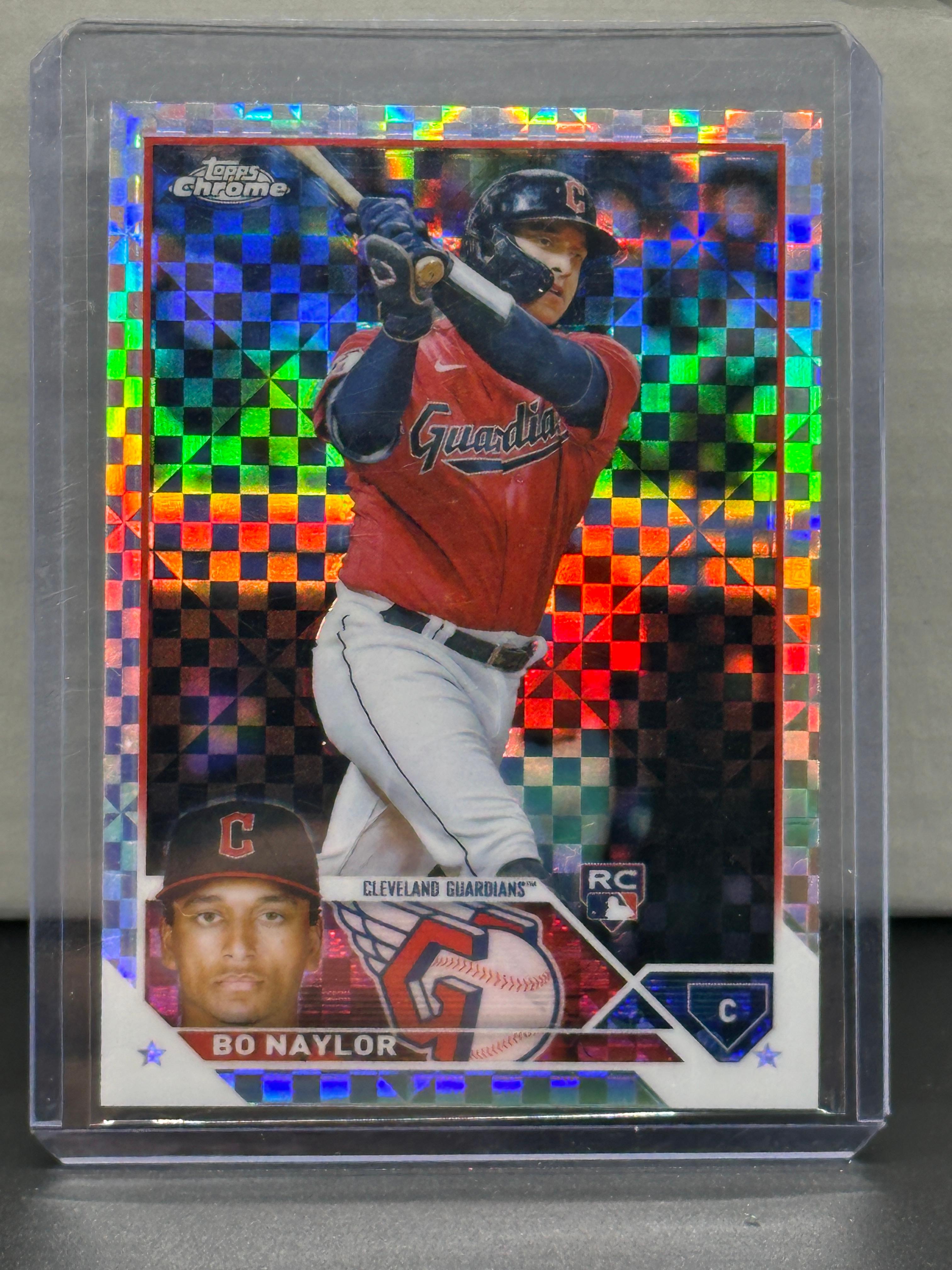 Bo Naylor 2023 Topps Chrome X-Fractor Refractor Rookie RC #54
