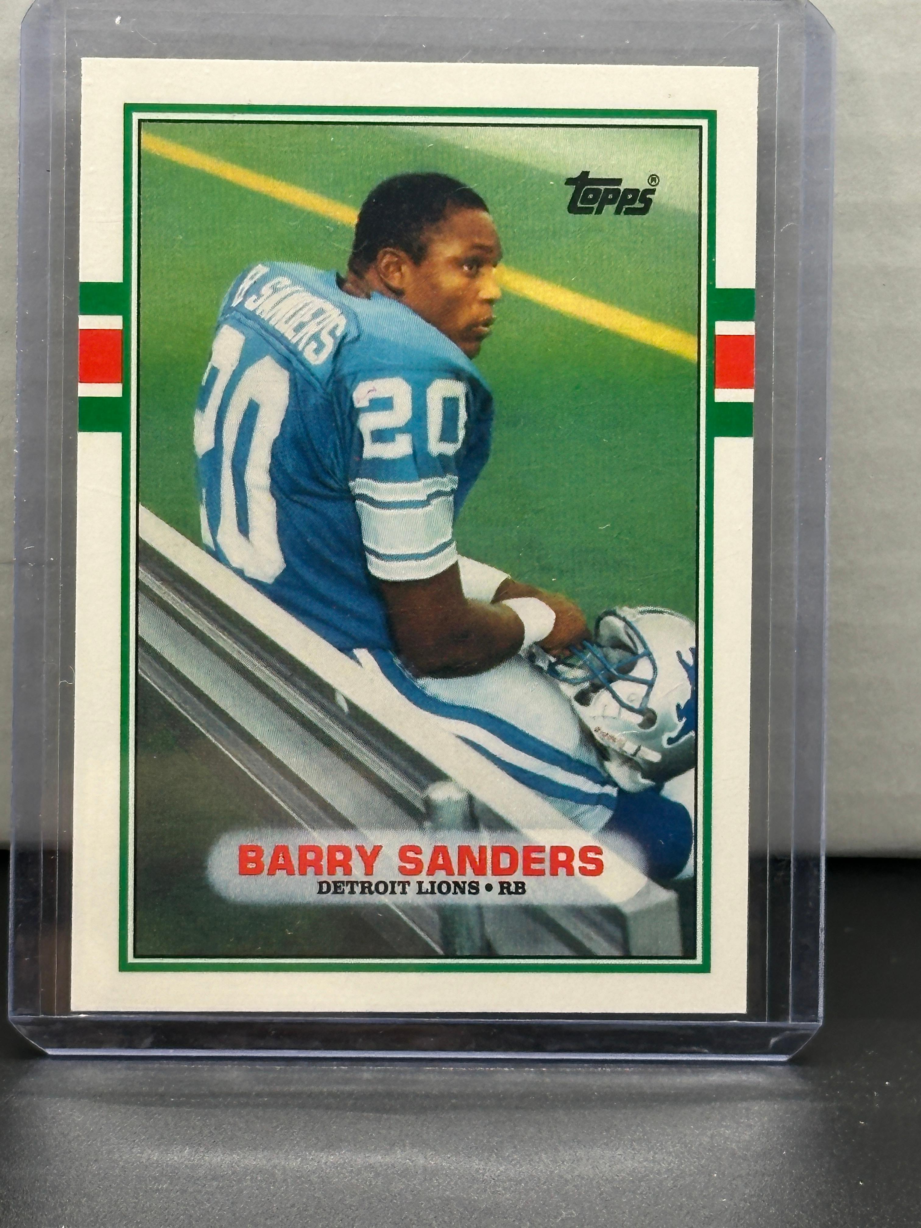Barry Sanders 1989 Topps Rookie RC #83T