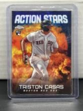 Triston Casas 2023 Topps Chrome Action Stars RC Rookie Refractor Insert #ASC-7