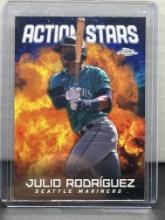 Julio Rodriguez 2023 Topps Chrome Action Stars Refractor Insert #ASC-20