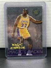 Magic Johnson 1996 Topps Stadium Club Magic's Back #361