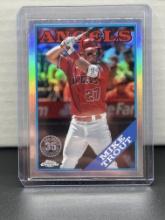 Mike Trout 2023 Topps Chrome 1988 Design Rookie Insert #88CU-2