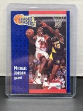 Michael Jordan 1991 Fleer League Leaders #220