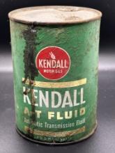 Kendall Motor Oils A-T Fluid Can 1 Quart Empty