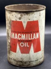 MacMillan Ring Free Oil Can 1 Quart Empty