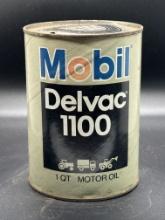 Mobile Delvac 1100 Motor Oil 1 Quart Empty Can