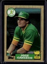 Jose Canseco 1987 Topps Rookie Cup #620