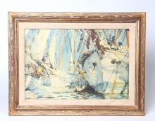 Museum Print, The White Ships by John Singer Sargent (1856-1925)