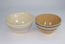 Vintage Stoneware Dough Bowls
