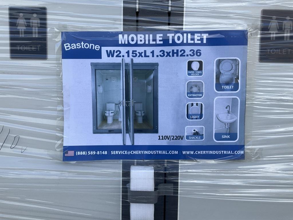 New Bastone Mobile Toilet with 2 Stalls