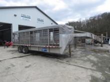 2000 Gooseneck Brand 24' Cattle trailer