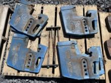 (7) Ford Suitcase Weights off Ford 8630