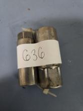 2 spark plug sockets one in 3/8" and one is 1/2" drive