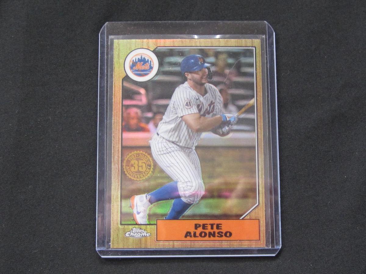 2022 TOPPS CHROME PETE ALONSO 1987 REFRACTOR