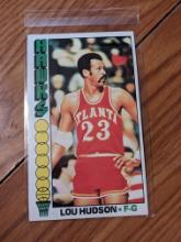 1976 1977 Topps NBA Card #96 Lou Hudson Atlanta Hawks Forward/Guard