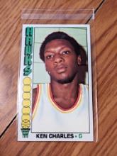 Ken Charles 1976-77 Topps jumbo card