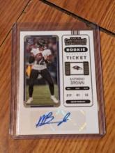 Anthony Brown 2022 Panini Contenders Ticket #284 Rookie Auto RC